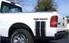 Ford Ranger Vertical Bed Stripe Kit - RANGER Name